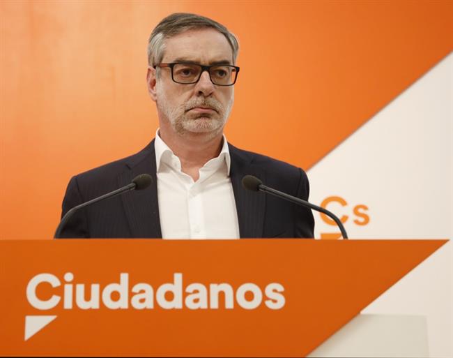 Rueda de prensa del secretario general de Cs, José Manuel Villegas | EUROPA PRESS - Archivo ep ruedaprensasecretario generalcs jose manuel villegas 20180322093602