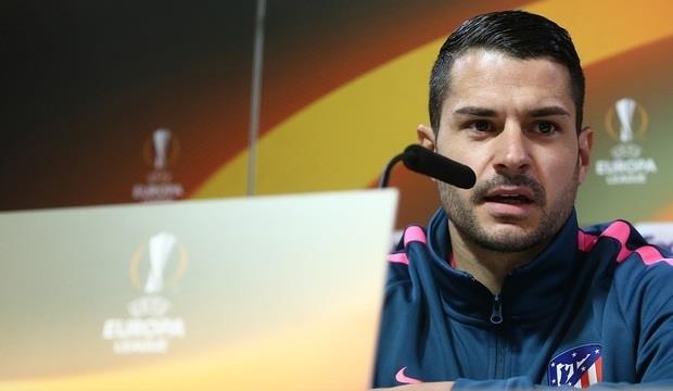 Vitolo (Atlético) en rueda de prensa de Europa League | ATLÉTICO MADRID ep vitolo atletico en ruedaprensaeuropa league