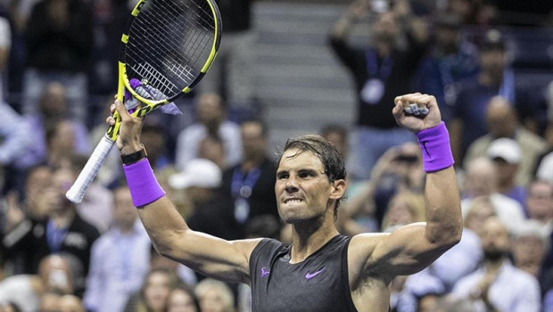 ep 27 august 2019 us new york spanish tennis player rafael nadal celebrates defeating australian