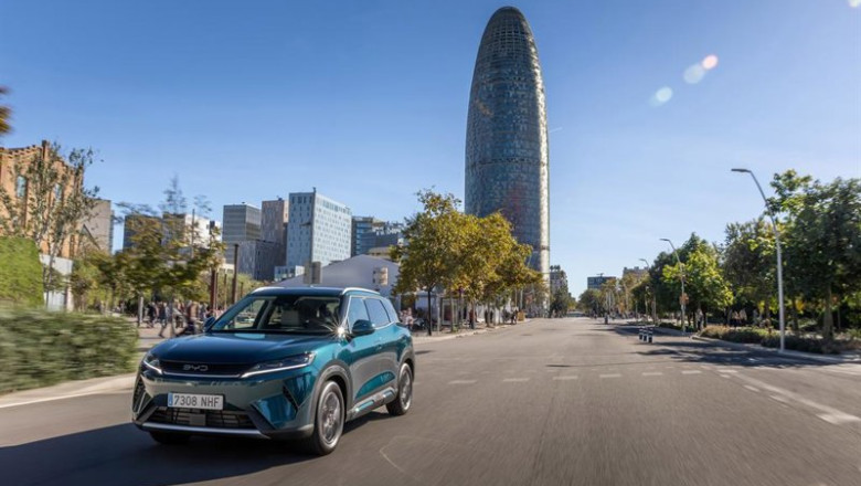 Archivo - BYD Atto 2 sorprende y supera al Toyota C-HR en el mercado de híbridos enchufables del mes de febrero | BYD - Archivo ep archivo byd atto 2 sorprende y supera al toyota c hr en el mercado de hibridos enchufables del