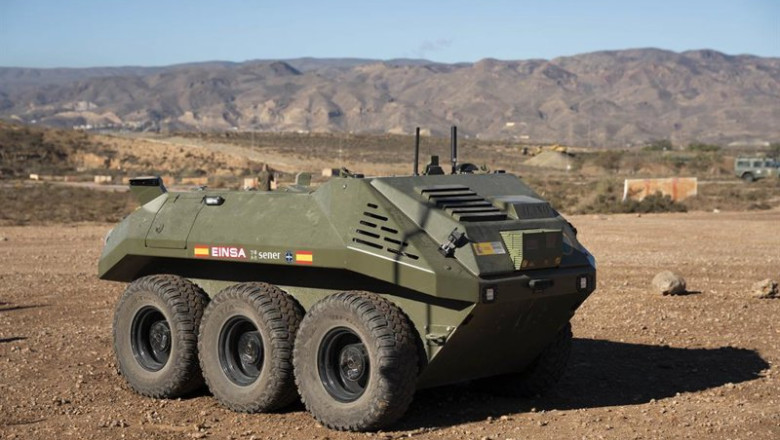 Archivo - El Ejército de Tierra realiza una demostración dinámica que integra sistemas robotizados en colaboración con la industria nacional y la participación de observadores internacionales y de las Fuerzas Armadas. | Marian León - Europa Press - Archivo ep archivo el ejercito de tierra realiza una demostracion dinamica que integra sistemas