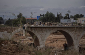 ep archivo   el puente del barranco de torrent tras el paso de la dana 8 de noviembre de 2024 en