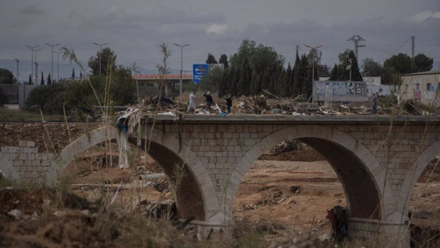 ep archivo   el puente del barranco de torrent tras el paso de la dana 8 de noviembre de 2024 en