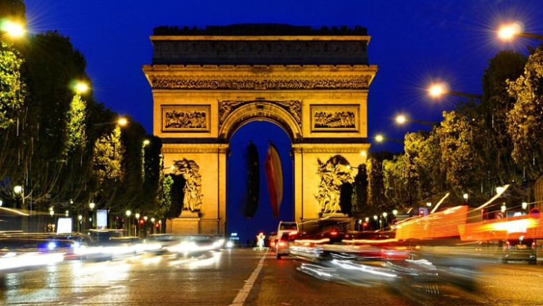 ep archivo   imagen de los campos eliseos de paris francia
