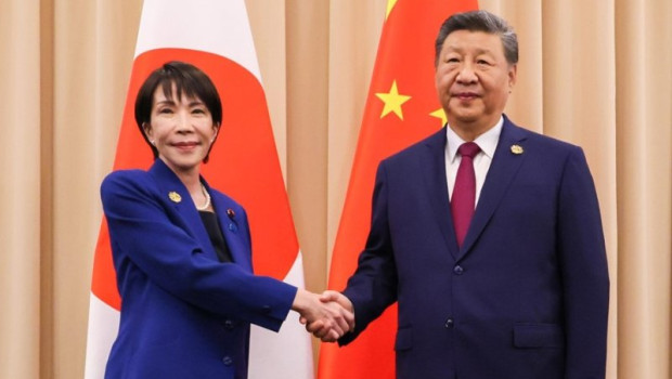 ep archivo   la primera ministra de japon sanae takaichi y el presidente de china xi jinping en la