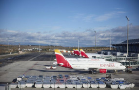 ep archivo   varios aviones de iberia en el aeropuerto adolfo suarez madrid barajas en madrid espana