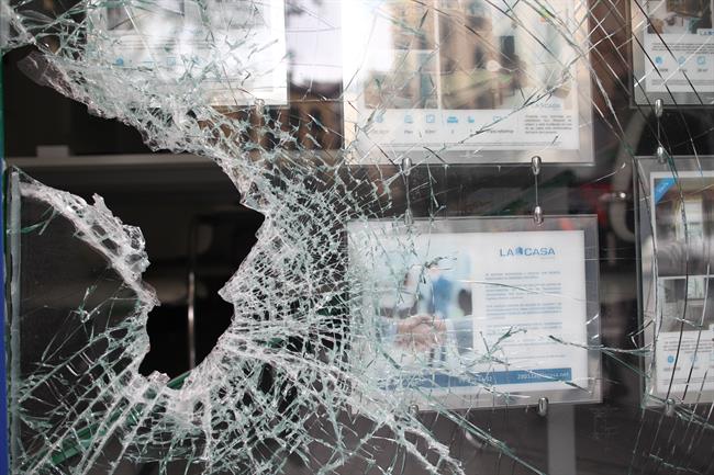 Desperfectos en el barrio de Lavapiés (Madrid) tras los disturbios por la muerte | EUROPA PRESS ep desperfectosbarriolavapies madrid trasdisturbiosla muerte