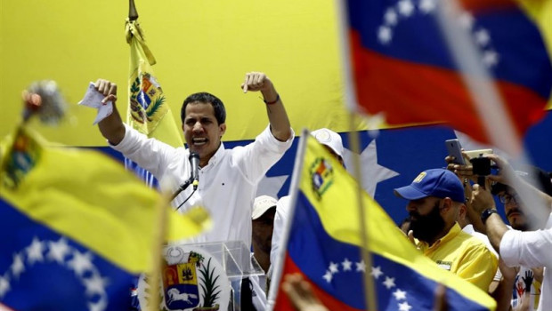 ep el autoproclamado presidente de venezuela juan guaido