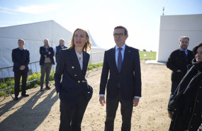 ep el consejero de industria energia y minas de la junta de andalucia jorge paradela y la ceo de