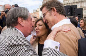 ep el exalcalde de a coruna francisco vazquez y el presidente de la xunta alberto nunez feijoo