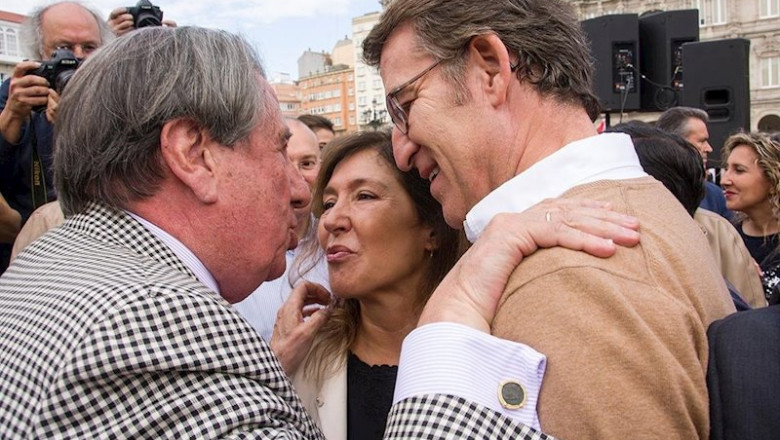 ep el exalcalde de a coruna francisco vazquez y el presidente de la xunta alberto nunez feijoo