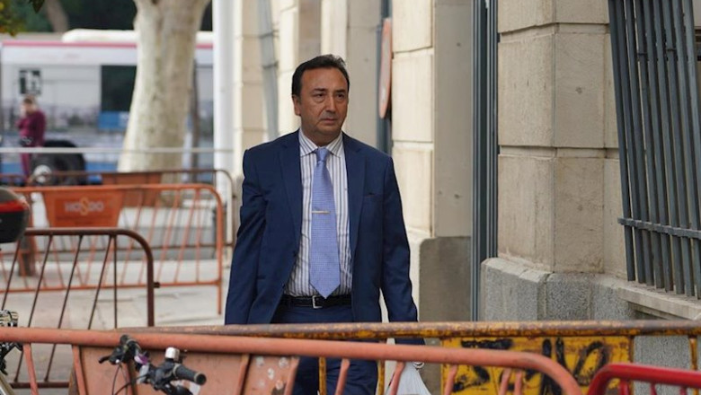 ep el juez del caso ere juan antonio calle pena llega a la audicienda provincial de sevilla para