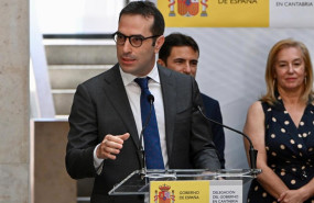 ep el ministro de economia carlos cuerpo durante el acto de toma de posesion del nuevo delegado del