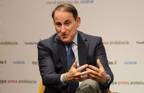 ep el presidente de la cea javier gonzalez de lara este lunes en el encuentro informativo de europa