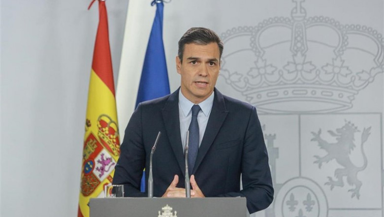 El presidente del Gobierno, Pedro Sánchez, ofrece una rueda de prensa posterior a su reunión con el Rey para proponer candidato a la Presidencia del Gobierno, en el complejo de La Moncloa, Madrid (España) a 17 de septiembre de 2019. | Ricardo Rubio - Europa Press ep el presidente del gobierno pedro sanchez ofrece una rueda de prensa posterior a su reunion con el