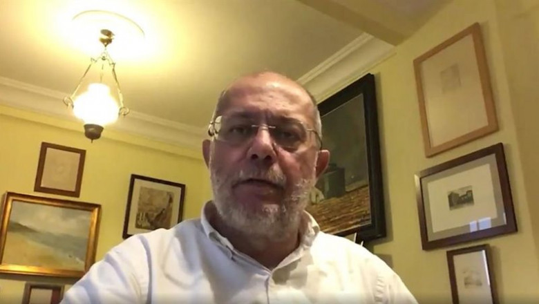 ep el vicepresidente de la junta de castilla y leon francisco igea durante el video dedicado a los