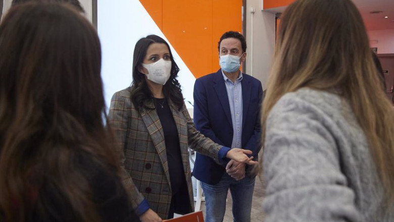 ep la lider de cs ines arrimadas y el portavoz adjunto de ciudadanos en el congreso edmundo bal a su ep la lider de cs ines arrimadas y el portavoz adjunto de ciudadanos en el congreso edmundo bal a su