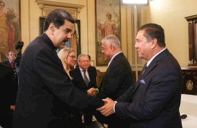 ep nicolas maduro recibe a representantes de la oposicion minoritaria de venezuela