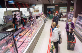 ep nuevo supermercado eroski city en la calle lasesarre de barakaldo
