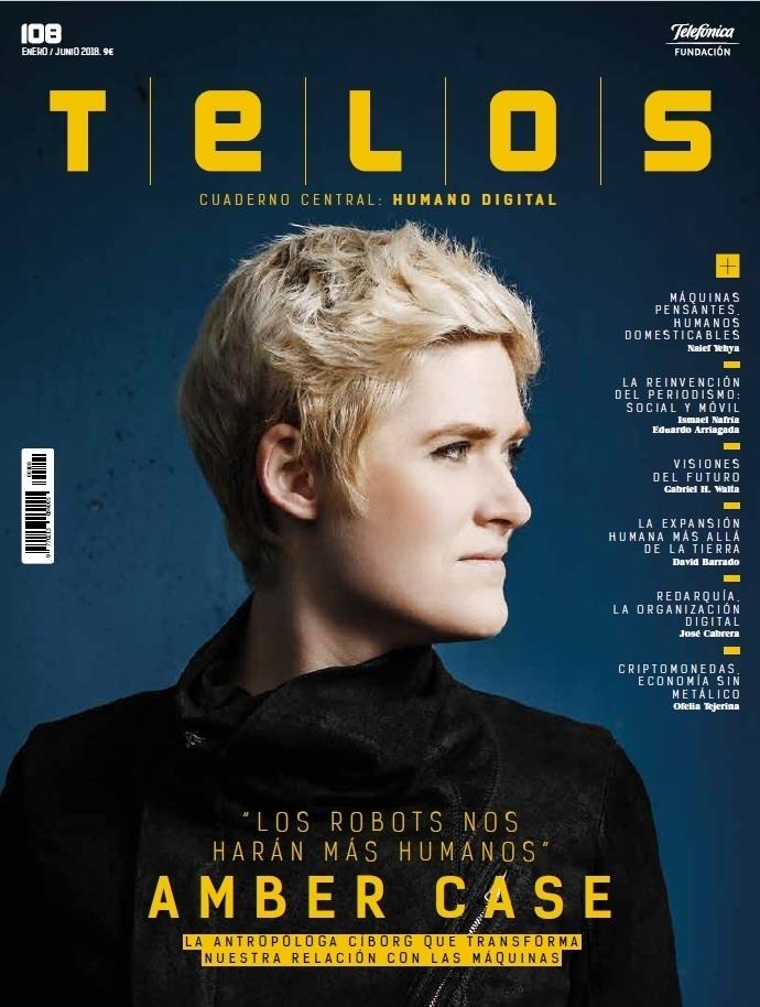 Portada número 108 de 'Telos' | TELOS/FUNDACIÓN TELEFÓNICA ep portada numero 108 de telos