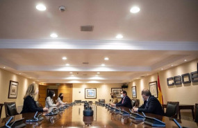 ep reunion de la presidenta de ciudadanos ines arrimadas con el presidente de la ceoe antonio