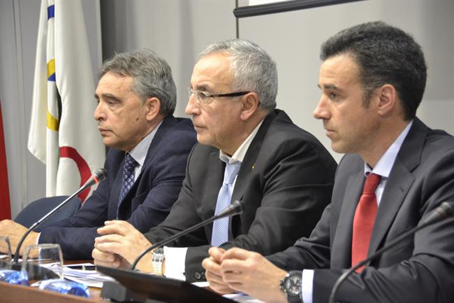 Ricardo Leiva, Alejandro Blanco y May anunciando el equipo para Pyeongchang 18 | EUROPA PRESS ep ricardo leiva alejandro blancomay anunciandoequipo para pyeongchang 18