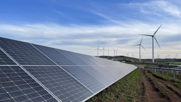 ep vista de la planta fotovoltaica cespedera de iberdrola en medina sidonia cadiz