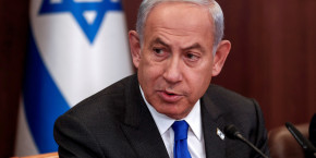 le premier ministre israelien benjamin netanyahu lors de la reunion hebdomadaire du cabinet a jerusalem 