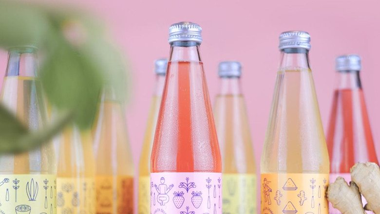 viver kombucha pack mixto lomn fresa y gengibre