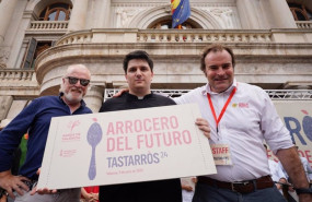 ep archivo   el chef eduardo guerrero premio arrocero del futuro con un arroz de codorniz de maiz