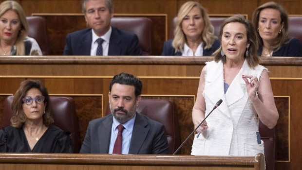 ep archivo   la secretaria general del pp cuca gamarra interviene en una sesion plenaria en el