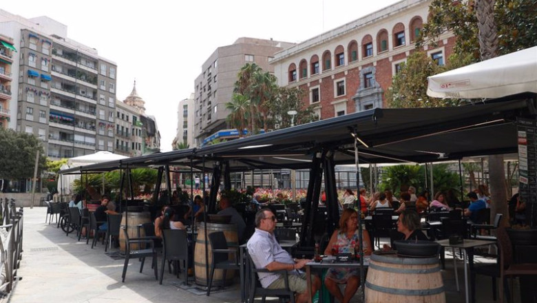 ep archivo   terraza de un bar en jaen