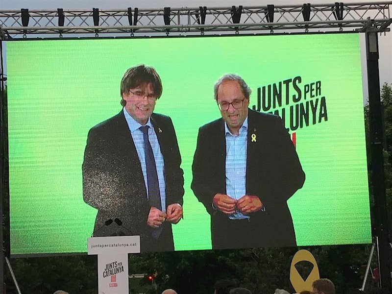 ep carles puigdemont y quim torra