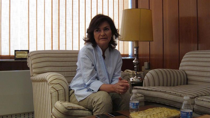 ep carmen calvo en la subdelegacion del gobierno en cordoba en una imagen de archivo