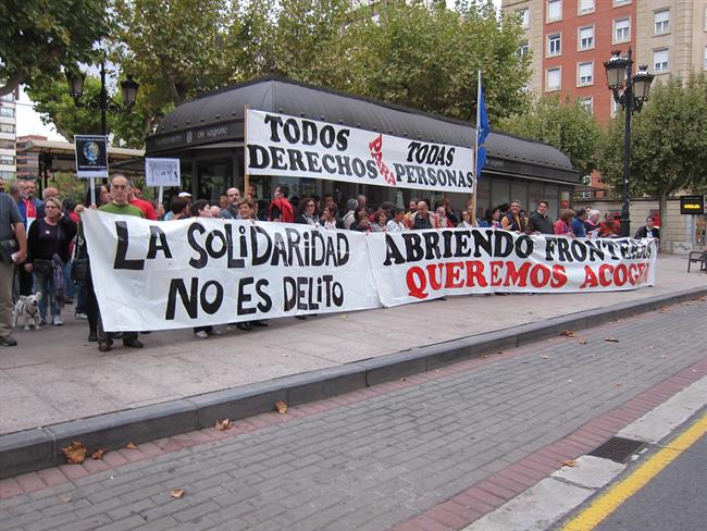 Concentración Bienvenidos Refugiados | EUROPA PRESS ep concentracion bienvenidos refugiados