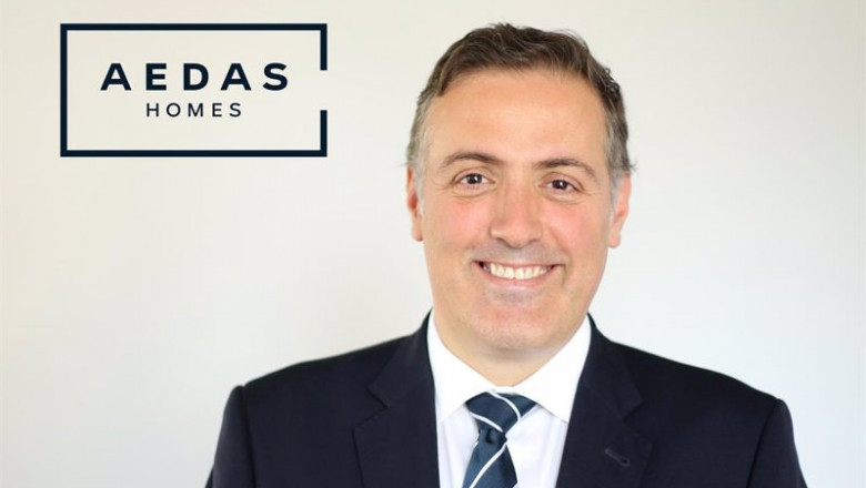 AEDAS HOMES - Archivo ep el consejero delegado de aedas homes david martinez posa delante del logo de la empresa a 4 de