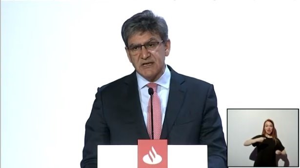 ep el consejero delegado de banco santander jose antonio alvarez durante la junta general ordinaria