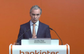 ep el director financiero de bankinter jacobo diaz en la presentacion de resultados del primer