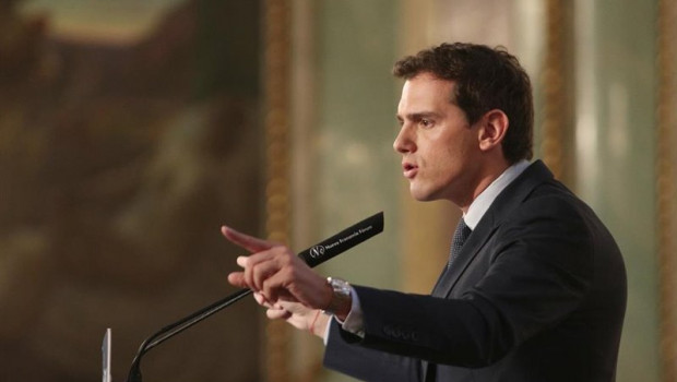 ep el presidente de ciudadanos albert rivera durante un desayuno informativo organizado por nueva