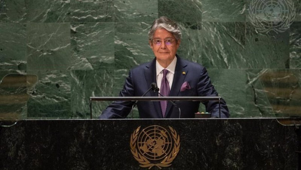 ep el presidente de ecuador guillermo lasso habla ante la 76 asamblea general de la onu