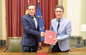 ep el secretario general de agricultura y alimentacion fernando miranda y el consejero delegado de