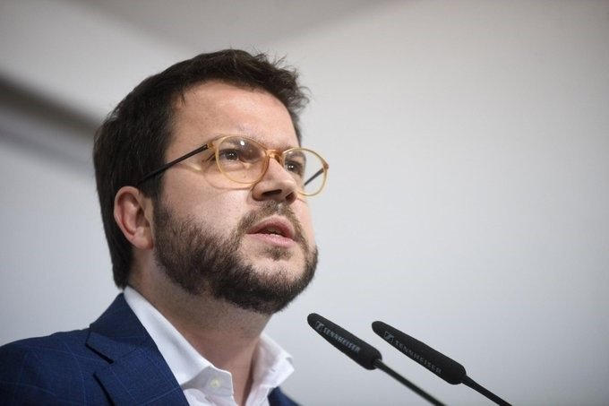 ep el vicepresidente del govern y coordinador de erc pere aragons en el consell nacional de erc del