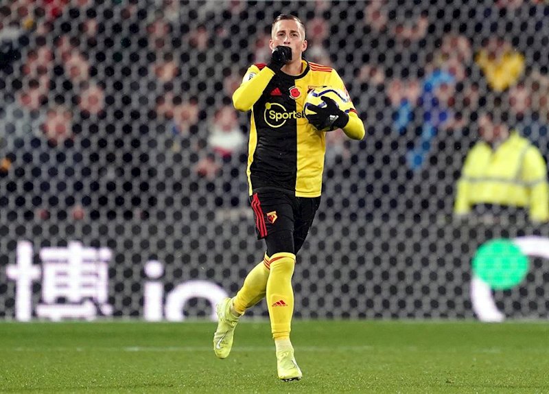 ep gerard deulofeu celebra un gol con el watford fc