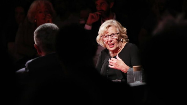 ep la exalcaldesa de madrid manuela carmena participa en el ciclo de dialogos repensar madrid