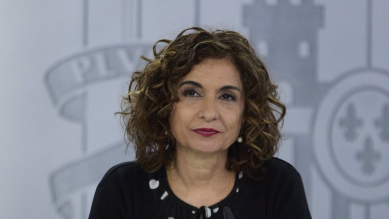 La ministra portavoz y ministra de Hacienda, María Jesús Montero, durante una rueda de prensa | EUROPA PRESS/J. Hellín. POOL - Europa Press ep la ministra portavoz y ministra de hacienda maria jesus montero durante una rueda de prensa