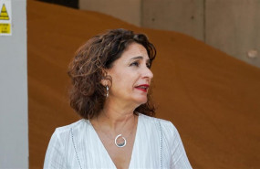 ep la ministrahaciendafunciones maria jesus montero atendiendola prensa despues de visitar la zona francapuertosevilla