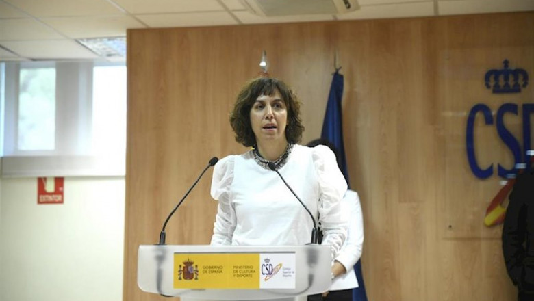 ep la presidenta del consejo superior de deportes csd irene lozano durante su toma de posesion del ep la presidenta del consejo superior de deportes csd irene lozano durante su toma de posesion del