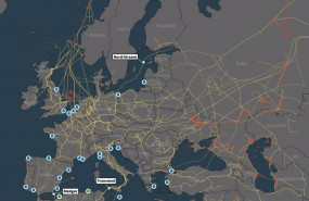 ep mapa que representa los gasoductos yacimientos de gas y terminales de gas natural licuado en el