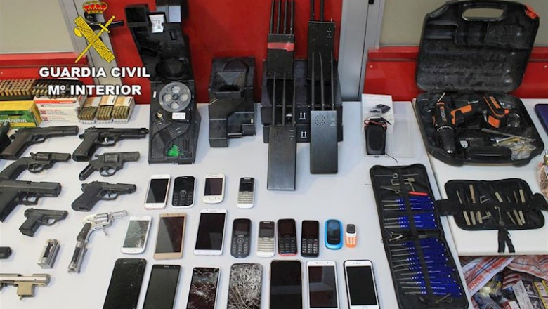 Material ocupado. | GUARDIA CIVL ep material ocupado