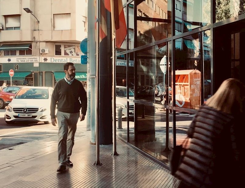 ep miguel lopez entra en los juzgados de archivo